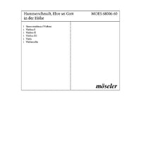 Glory to God in the highest heaven - Set of Parts