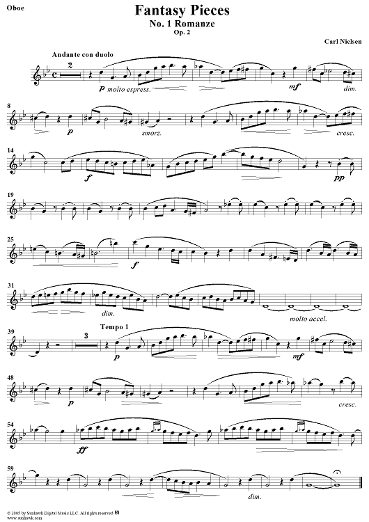 Fantasy Pieces - Oboe