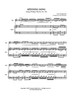 Spinning Song (Song Without Words, No. 34) - Piano Score