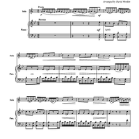 Spinning Song (Song Without Words, No. 34) - Piano Score
