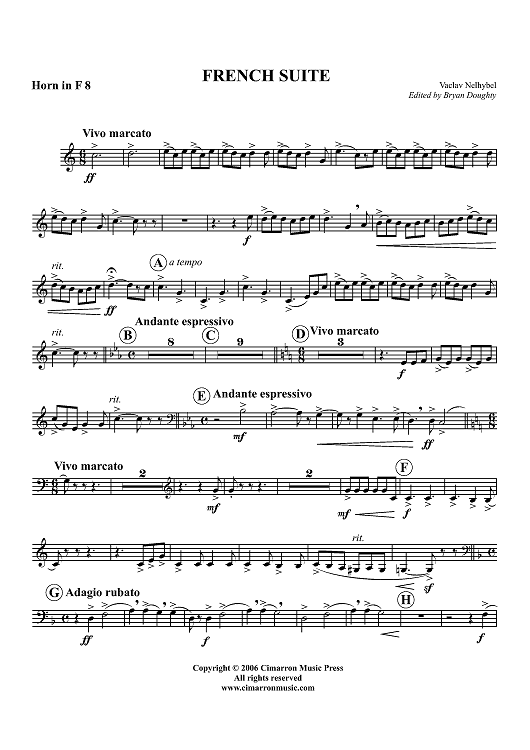 French Suite - Horn 8 in F