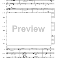 Hymnal Variations - for woodwind trio - Score
