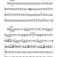 Water Music Selections for Trombone Quartet - Trombone 3