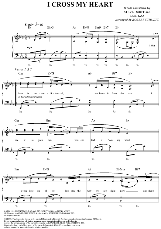 I Cross My Heart