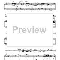 Three Moods for Euphonium and Piano - Piano Score