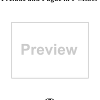 Prelude and Fugue in F Minor