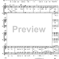 Messe solenne [set of parts] - Score