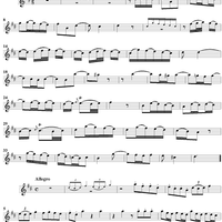 Trio Sonata in C Major  (alternate) - B-flat Clarinet