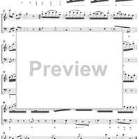 Sonata in C Major   - from "Der Getreue Music-Meister" - Score