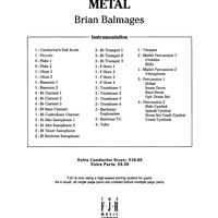 Metal - Score Cover