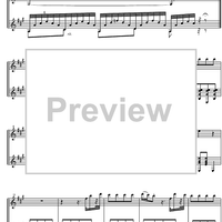 Sonata A Major - Score