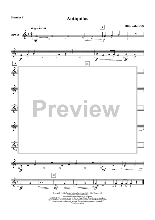 Antiquitas - Horn in F