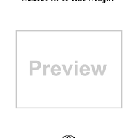 Sextet in E-flat Major - Violin