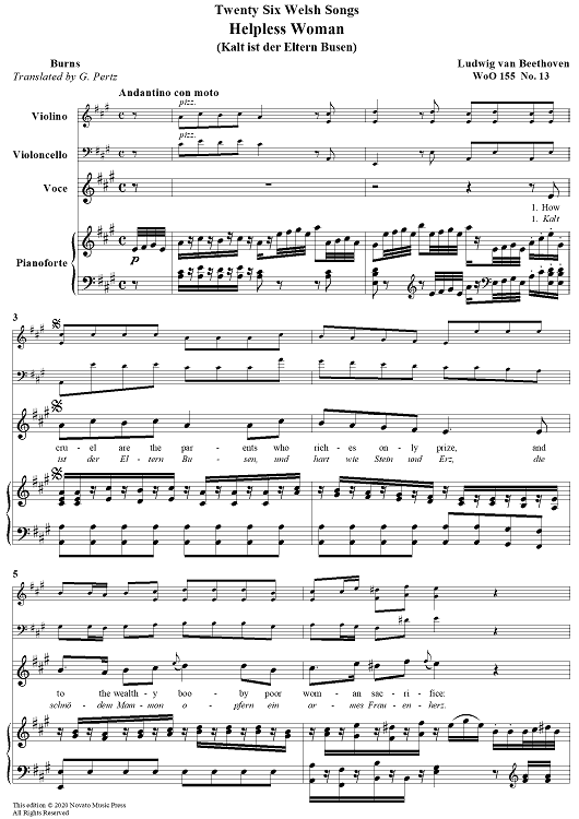 Helpless Woman - from 26 Welsh Songs