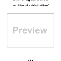 "Schon steh'n die beiden Sänger", No. 3 from "Des Sängers Fluch", Op. 139