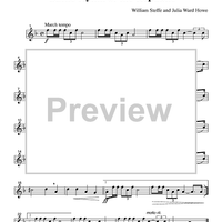 Battle Hymn of the Republic - Part 2 Clarinet in Bb