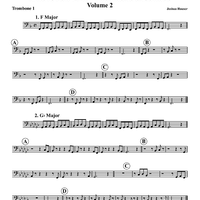 Donut Etudes: Coordination Studies, Volume 2 - Trombone 1