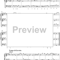 Trio Sonatain A Major  - Op. 4, No. 3 - Score