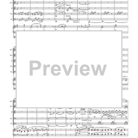 Concerto No. 1 for Organ and Brass Quintet - Score