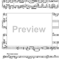 Variation on Béla Bartók theme - Score