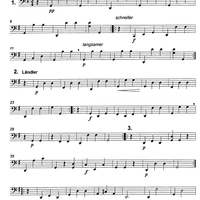 Neue Wiener Ländler Op. 1 - Cello