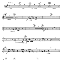 Canon in D - Trumpet in E-flat/Cornet