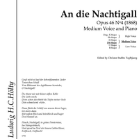 An die Nachtigall Op.46 No. 4