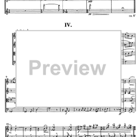 String Quartet No. 1 Op. 7 - Score