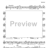 Sometimes I Feel Like a Motherless Child - Part 1 Flute, Oboe or Violin