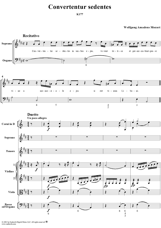 Offertorium sub expisito venerabili "Convertentur sedentes," K177