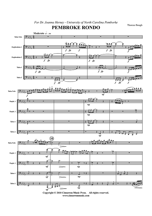 Pembroke Rondo - Score