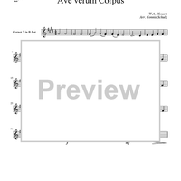 Ave verum Corpus - Cornet 2/Trumpet 2