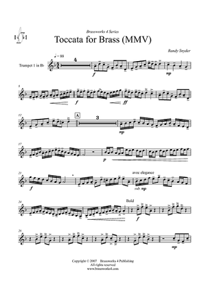 Toccata for Brass (MMV) - Trumpet 1 in B-flat
