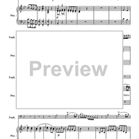 Presto - from "Concerto in Bb, K. 207" - Piano Score