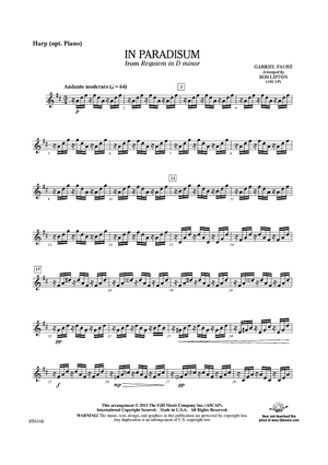In Paradisum (from Requiem in D minor) - Harp