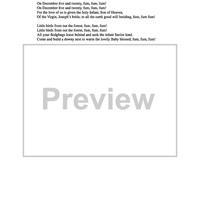 Cover, Contents and Carol Texts - Bonus Material