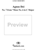 Agnus Dei - No. 7 from "Mass No. 6 in C major"