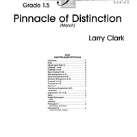 Pinnacle of Distinction (March) - Score