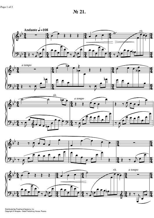 Prelude Op.11 No.21