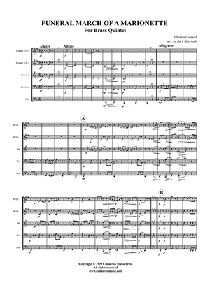 Funeral March of a Marionette - Score