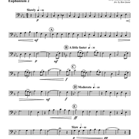 Amazing Grace - Euphonium 2 BC/TC