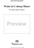 Sixteen Waltzes, op. 39, no. 6 in C-sharp minor