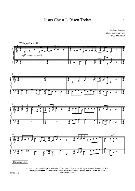 Jesus Christ Is Risen Today