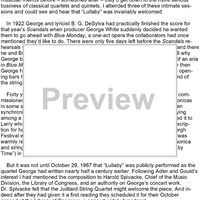 Lullaby - Introductory Text