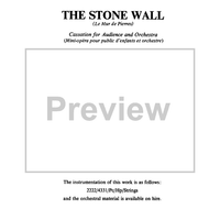 The Stone Wall - Score
