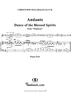 Dance of the Blessed Spirits - Piano Accompaniment