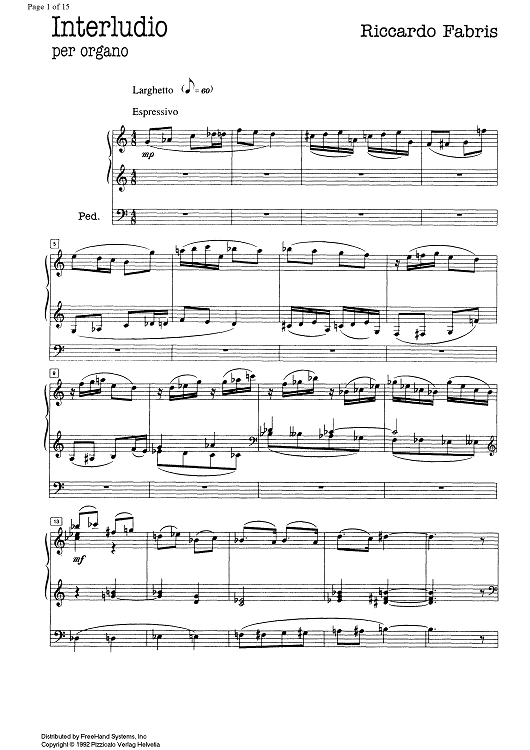 Interludio and Finale