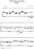 Flute Sonata in G minor BWV1020): Movement 1 - Piano