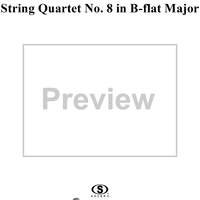 String Quartet No. 8 in B-flat Major, Op. posth. 168 - Violin 1