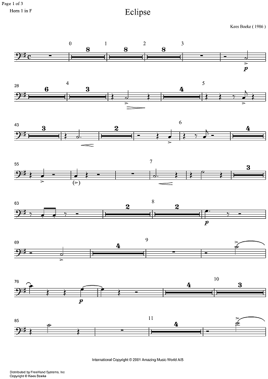 Eclipse - Horn in F 1